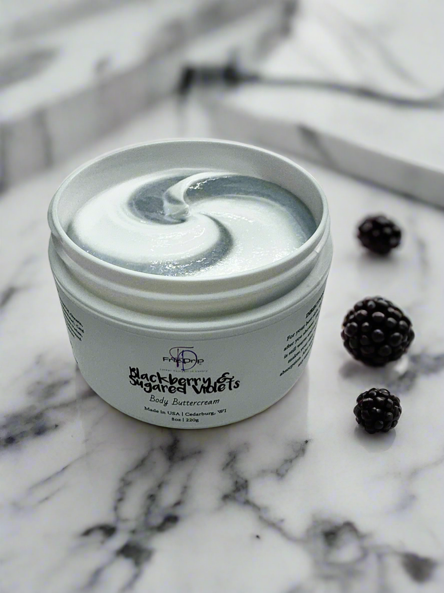 Blackberry & Sugared Violets Body Cream-1